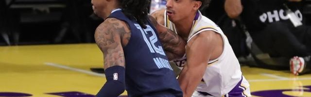 终于等到你！湖人3200万新星蜕变：防到莫兰特21中6